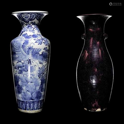 Two Japanese Porcelain Vases