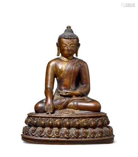 14世纪 西藏 释迦牟尼佛像