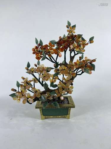 Cloisonné Jade Bonsai