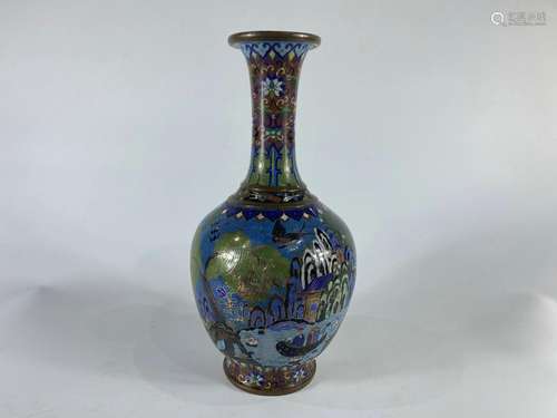 Appréciation de la bouteille cloisonnée