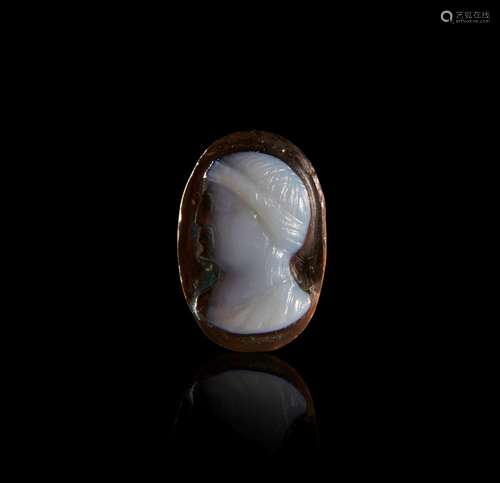 A ROMAN SARDONYX CAMEO OF AN EMPRESS, CIRCA 1ST CENTURY A.D.