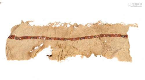 A LARGE COPTIC TEXTILE FRAGMENT CIRCA 5TH-6TH CENTURY A.D.