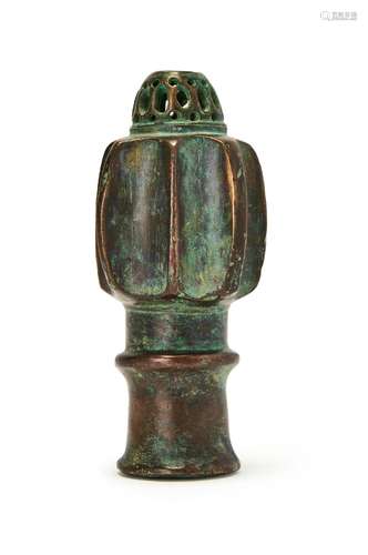 A LATE BRONZE AGE BRONZE MACE HEAD, 1500 BCE - 1250 BC