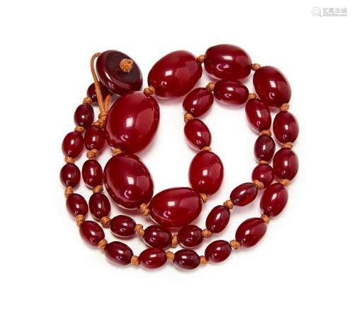 CHERRY AMBER BEADS