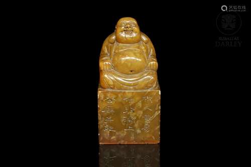 Shoushan stone "Buddha" seal, 20th century