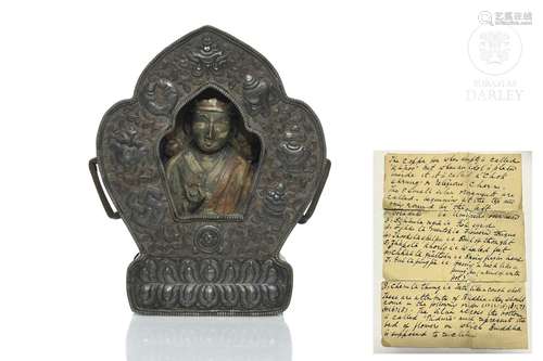 Small "gau" altar with Buddha, Tibet, 19th century