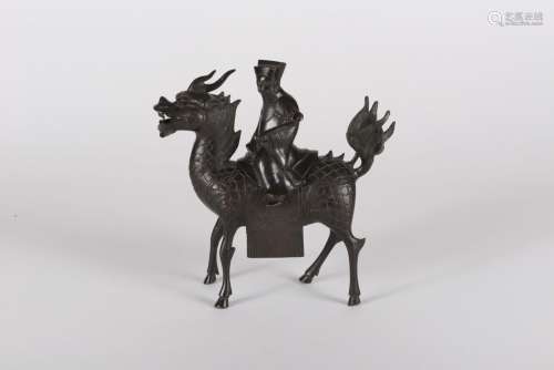 Groupe en bronze <br />
Chine, XIXe siècle<br />
Représentan...