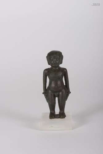 Statuette de divinité en bronze<br />
Inde, XIIIe/XIVe siècl...
