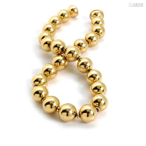 Gold-Kugelcollier