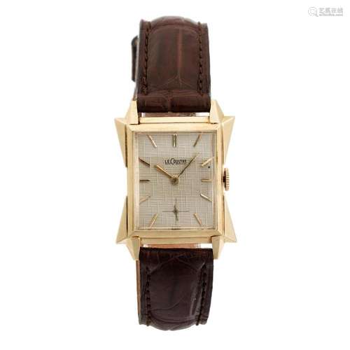 Rechteckige LeCoultre in Gold