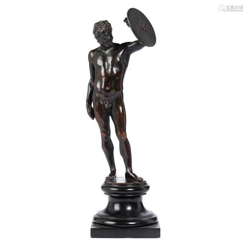 Bronzestatuette: Kriegsgott Mars