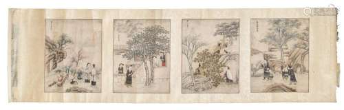 CHINESE MIXED MEDIA PAINTING, EARLY 20TH CENTURY