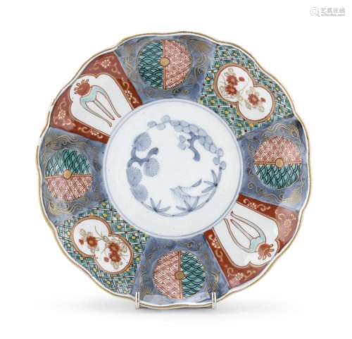 POLYCHROME ENAMELED PORCELAIN DISH, JAPAN, LATE 19TH, EARLY ...