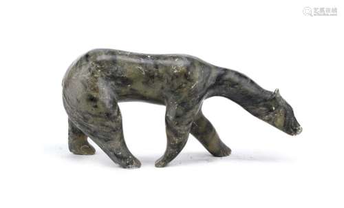 SOAPSTONE SCULPTURE, INUIT ART 20TH CENTURY