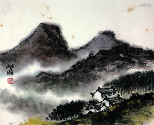 朱屺瞻 1892-1996 山居图