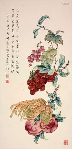 丁辅之 1879-1949 果蔬图