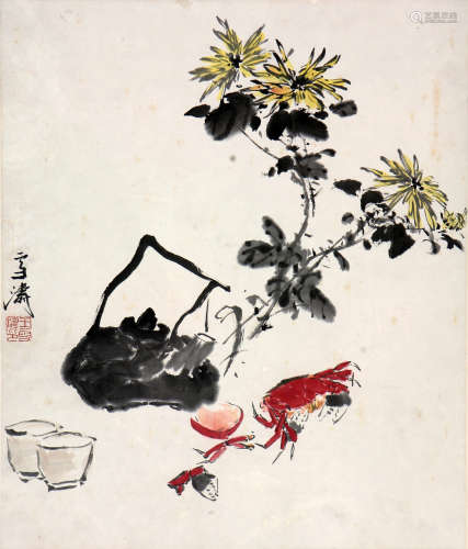 王雪涛 1903-1982 秋味图