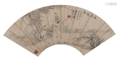 潘振镛 1852-1921 梅妻鹤子