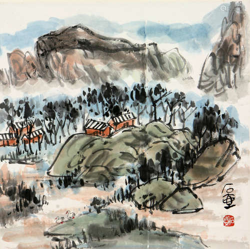 陈子庄 1913-1976 山居图