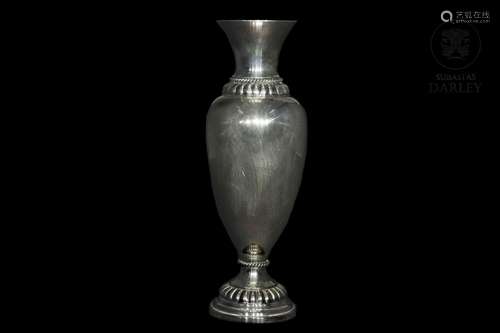 925 sterling silver vase, 20th century