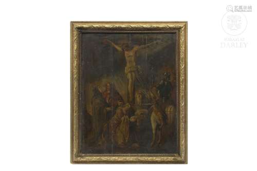 Anonymous, 17th century "Christ crucified on Calvary&qu...