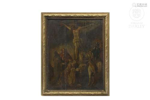 Anonymous, 17th century "Christ crucified on Calvary&qu...