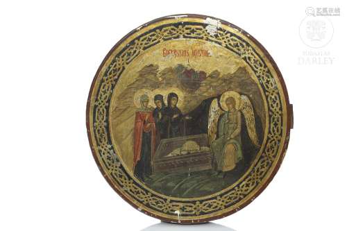 Orthodox icon, 20th century "The Crypt of Jesus"