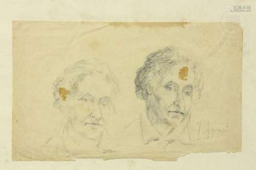 JOAQUIN AGRASOT Y JUAN (1836/37 - 1919) "Portraits"...