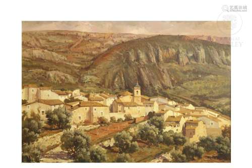 Rafael Fuster Insa (1934) "View of Confrides".