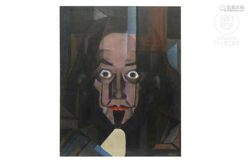 A. MARQUES (XX - XXI) "Surrealist Portrait".