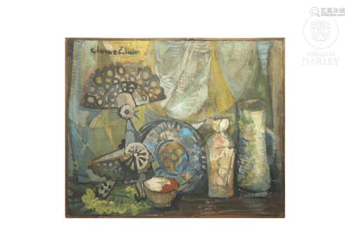 Carmen Herrero Zubiaur (1942) "Still life".