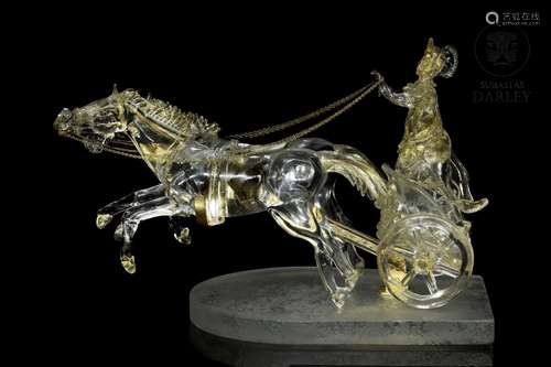 Arnaldo Zanella (1949) "Roman Quadriga", Zanetti M...