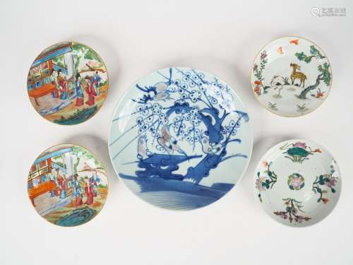 Chine, vers 1900, 
Ensemble en porcelaine comprenant de