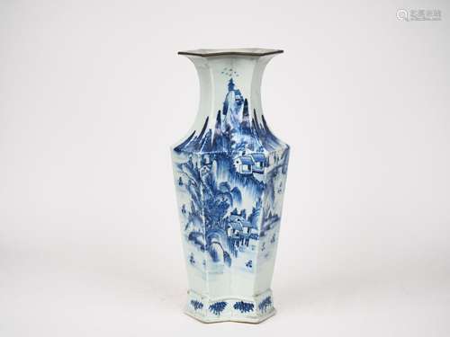 Chine pour le Vietnam, fin du XIXe siècle, 
Double vase