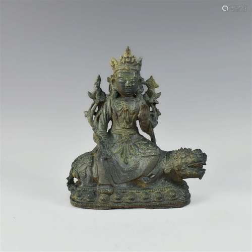 CHINESE MING BRONZE GUANYIN