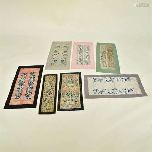 CHINESE QING EMBROIDERY OF 7