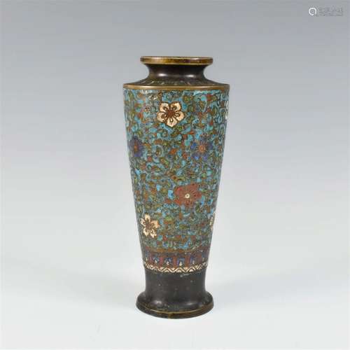 19TH C. JAPANESE CLOISONNE VASE