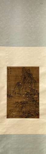 Shen Zhou Landscape Vertical Scroll