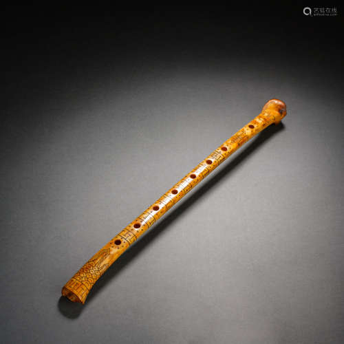 Before Ming Dynasty Bone musical instrument