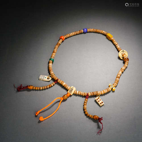 Qing multi-treasure necklace