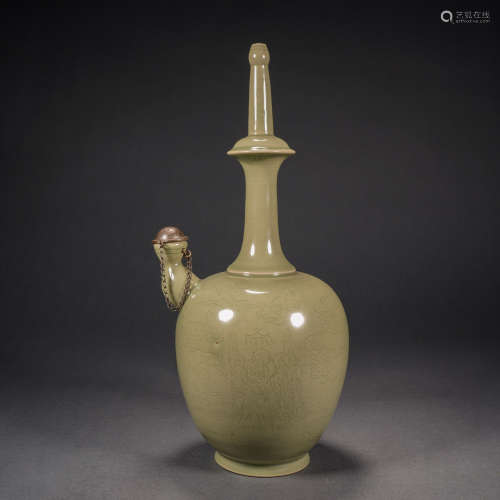 Before the Ming Dynasty, Yue Kiln secretly engraved the clea...