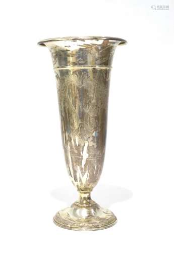 International Sterling Silver Flower Vase