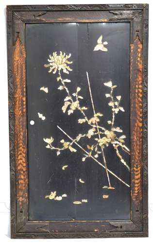 Chinese Mother Pearl Inlaid Wall Panel