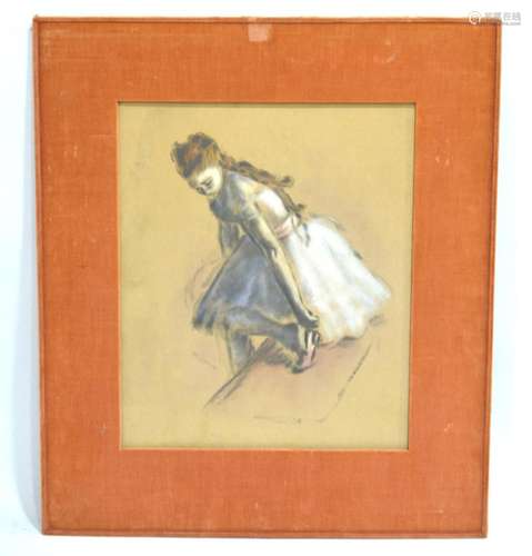 Edgar Degas Hand Colored Lithograph