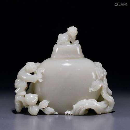 Hetian jade water bowl