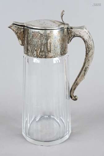 Large silver mounted stein, so called Kalte Ente, German, 1s...