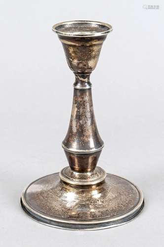 Candlestick, Italy, 20th c., hallmark Florence, silver 800/0...