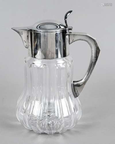 Large juice jug with silver mount, so called Kalte Ente, Ger...