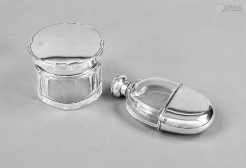 Hip flask, German, 20th century, maker's mark Wilhelm Binder...