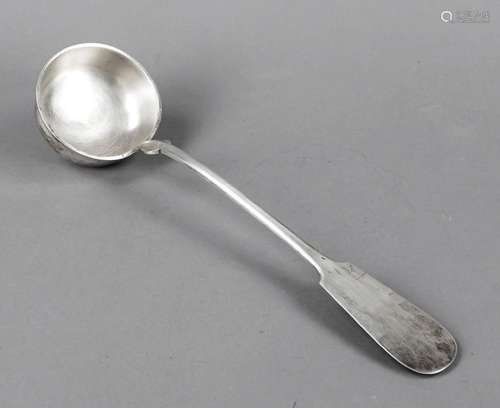 Soup ladle, German, 20th century, silver 800/000, spade shap...